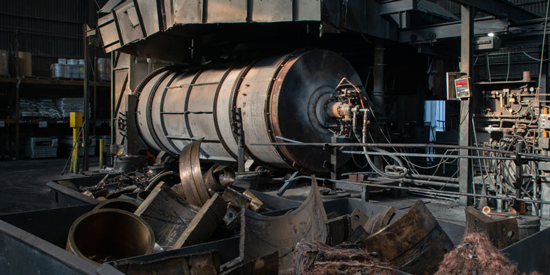 The Federal Metal Company — Industrial metals manufacturer — steel greys, precision typography, heritage meets modern UI.